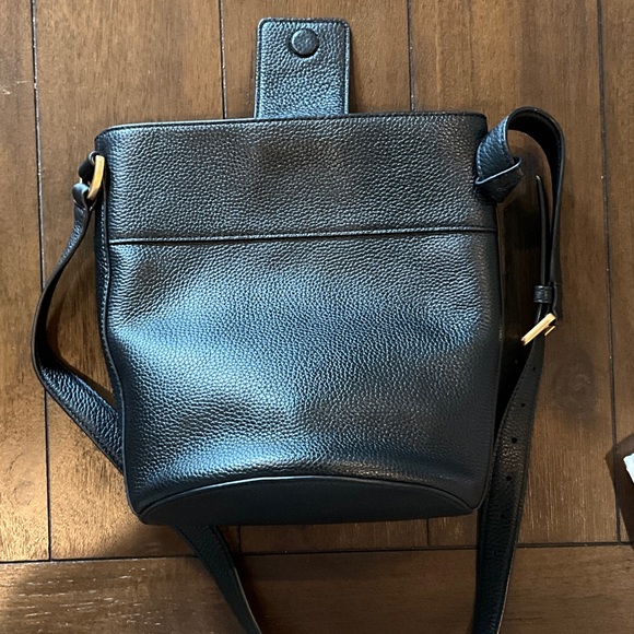 Tory Burch Black Leather Shoulder Bag - Picture 4 of 9